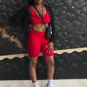 Fashion Nova Other - Biker Short and Top Set Fashion Nova Other - Biker Short and Top Set